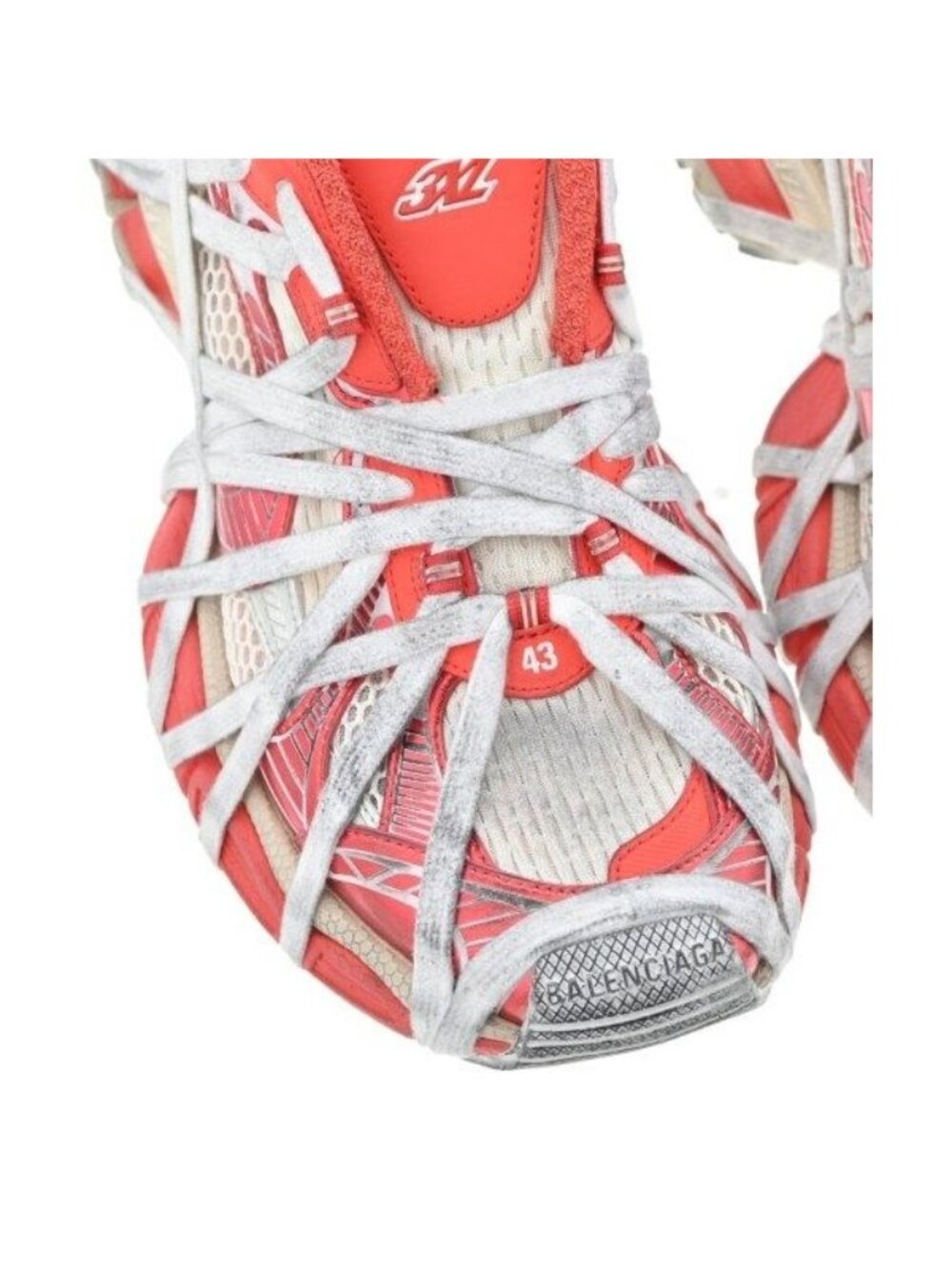 Balenciaga Sneakers Red - Picture 7 of 9